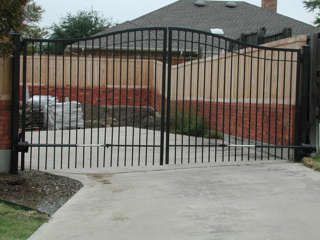 Arched Metal Gate