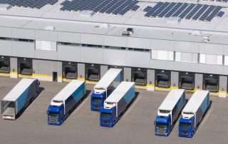 Commercial Fencing for Trucking Facility